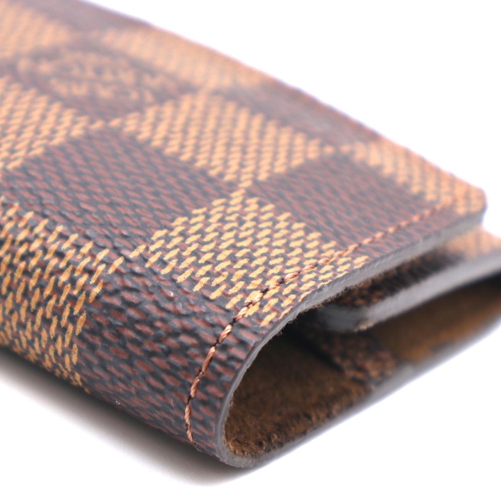 Damier Ebene Rare Trifold Cuff Link Holder Wallet - Picture 6 of 10